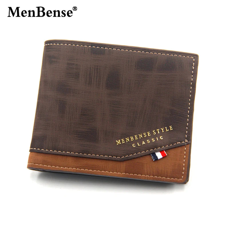 MenBense Multi-card Holder PU Leather Mens Wallet