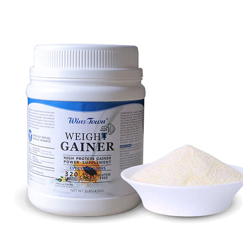 High Protein Power Gainer Supplement Powder - Unflavored Weight Gainer Powder - 450g