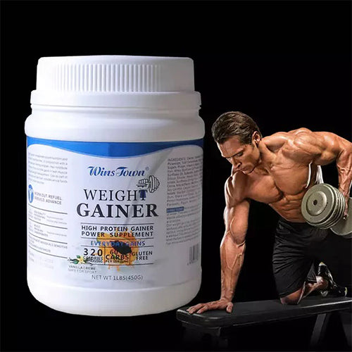 High Protein Power Gainer Supplement Powder - Unflavored Weight Gainer Powder - 450g
