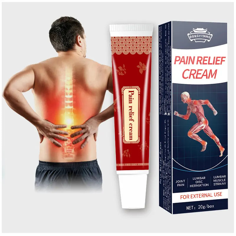 Pain Relief Cream - Joint & Muscle Therapy – Soothing Comfort for Back, Neck, Hands, Feet Rub - ( 2Pieces x 20g Each)