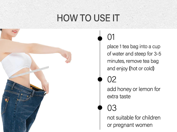 Flat Tummy Tea with Moringa (Night Boost) | Herbal Tea for Bloating, Healthy Digestion, Appetite Control, and Detox
