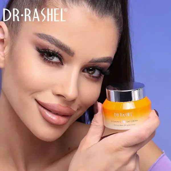Dr. Rashel Vitamin C & Retinol 2 in 1 Cream - 2 in 1 Day & Night Cream Combo -Daytime Brightening & Night-time Anti-Aging Cream (Pack of 2, 50g Each)