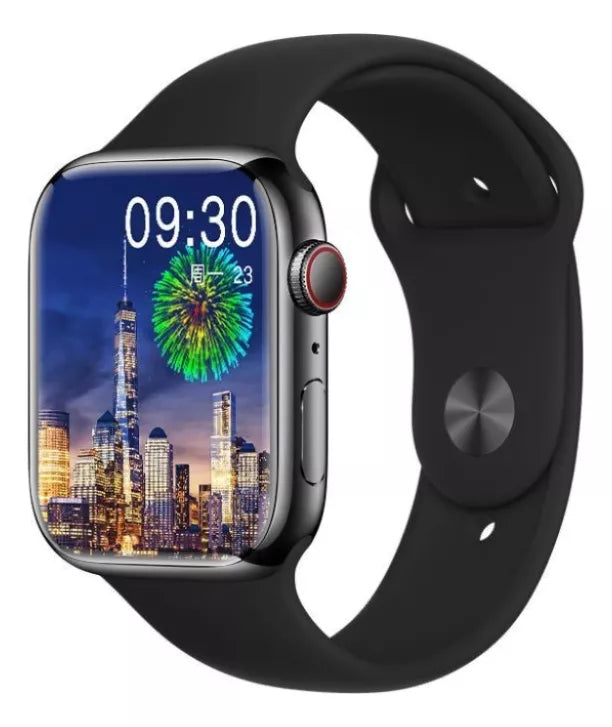 C900 Pro Max SmartWatch | Compatible with iOS and Android. Tracker for Health, Fitness, Running, Sleep Cycles, Monitor Heart Rate/Blood Oxygen...With Extra Straps