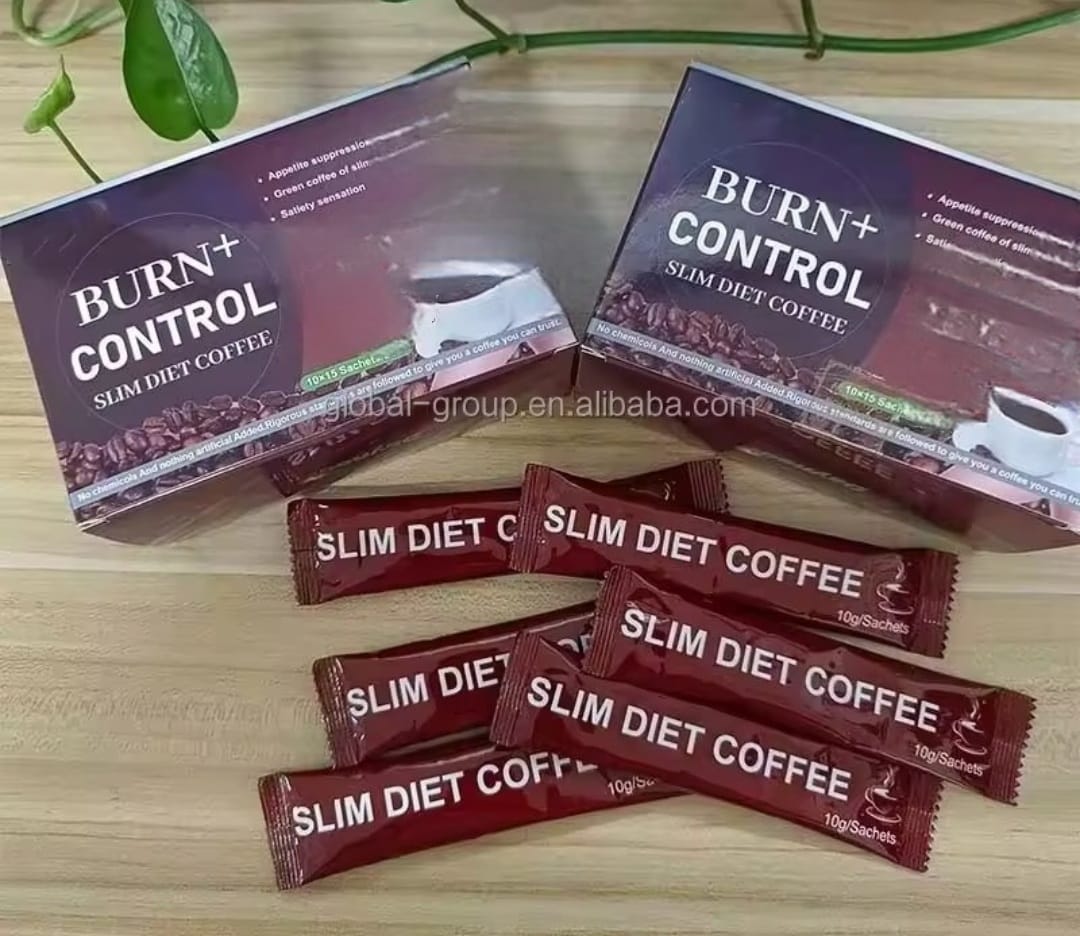 Burn+ Control Slim Diet Coffee with Garcinia Cambogia | Instant Coffee for Weight Loss, Appetite Control, and Metabolism