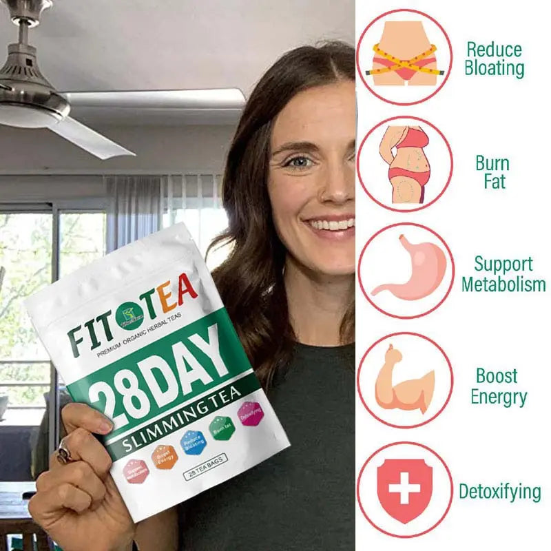 Slim tea bags - 28 day Slimming & Herbal Detox tea for weight loss