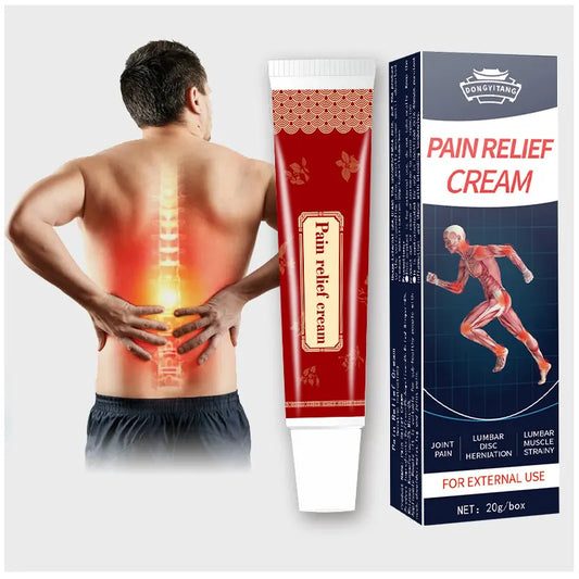 Pain Relief Cream - Joint & Muscle Therapy – Soothing Comfort for Back, Neck, Hands, Feet Rub - ( 2Pieces x 20g Each)