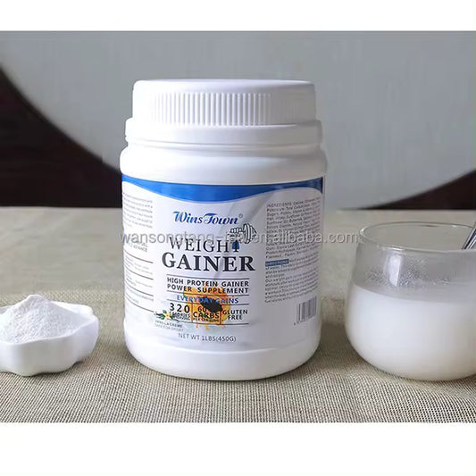 High Protein Power Gainer Supplement Powder - Unflavored Weight Gainer Powder - 450g